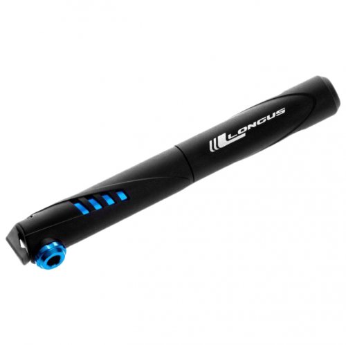 Мининасос Longus BLUE AL алюминиевый, 120PSI, черно-синий фото 