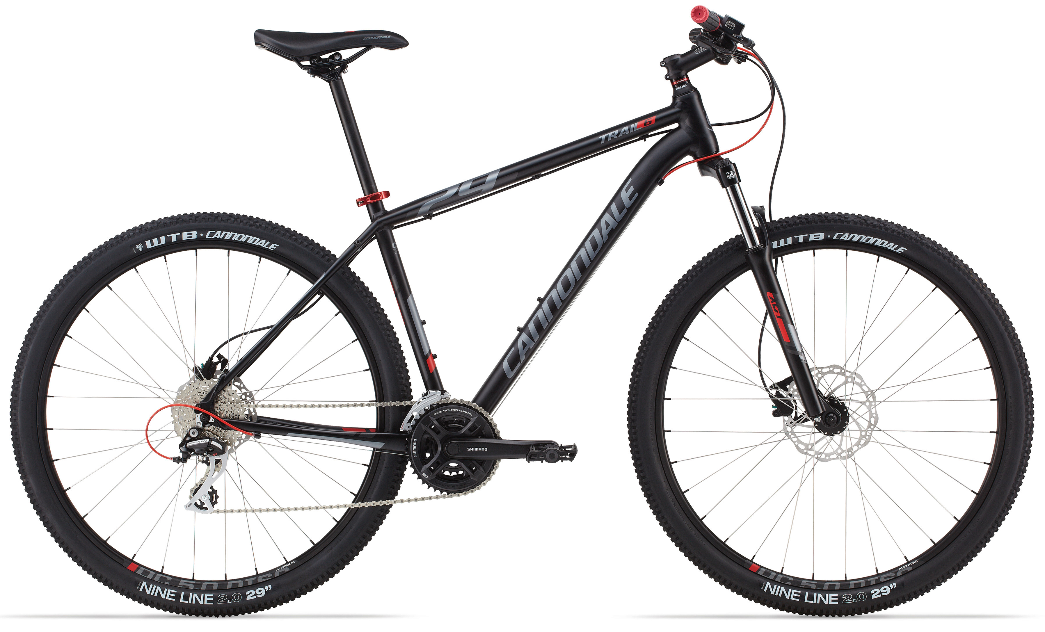 Велосипед 29" Cannondale TRAIL 6 рама - J черно-матовый фото 