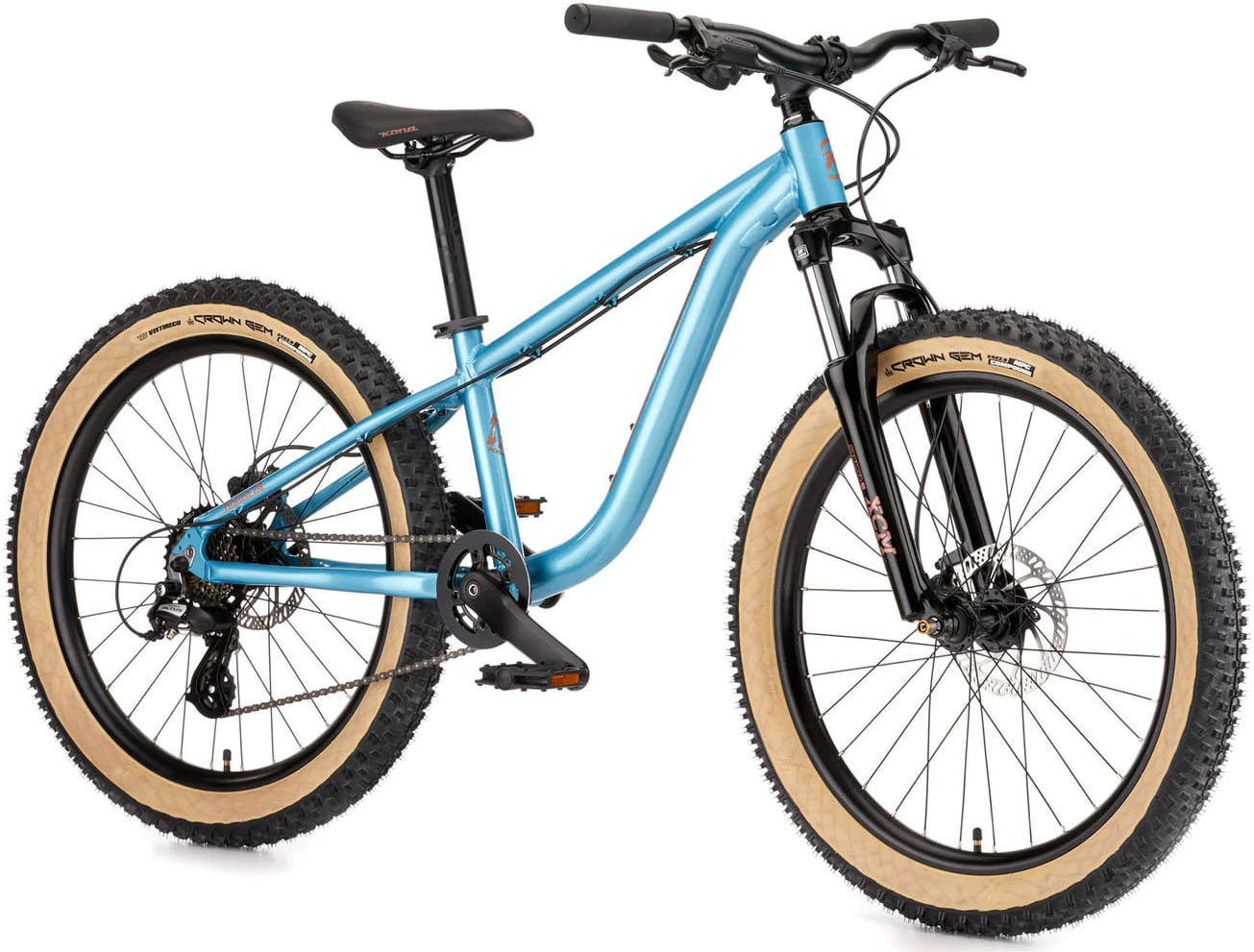 Велосипед 24" Kona HONZO 24 OS, блакитний A4 фото 2