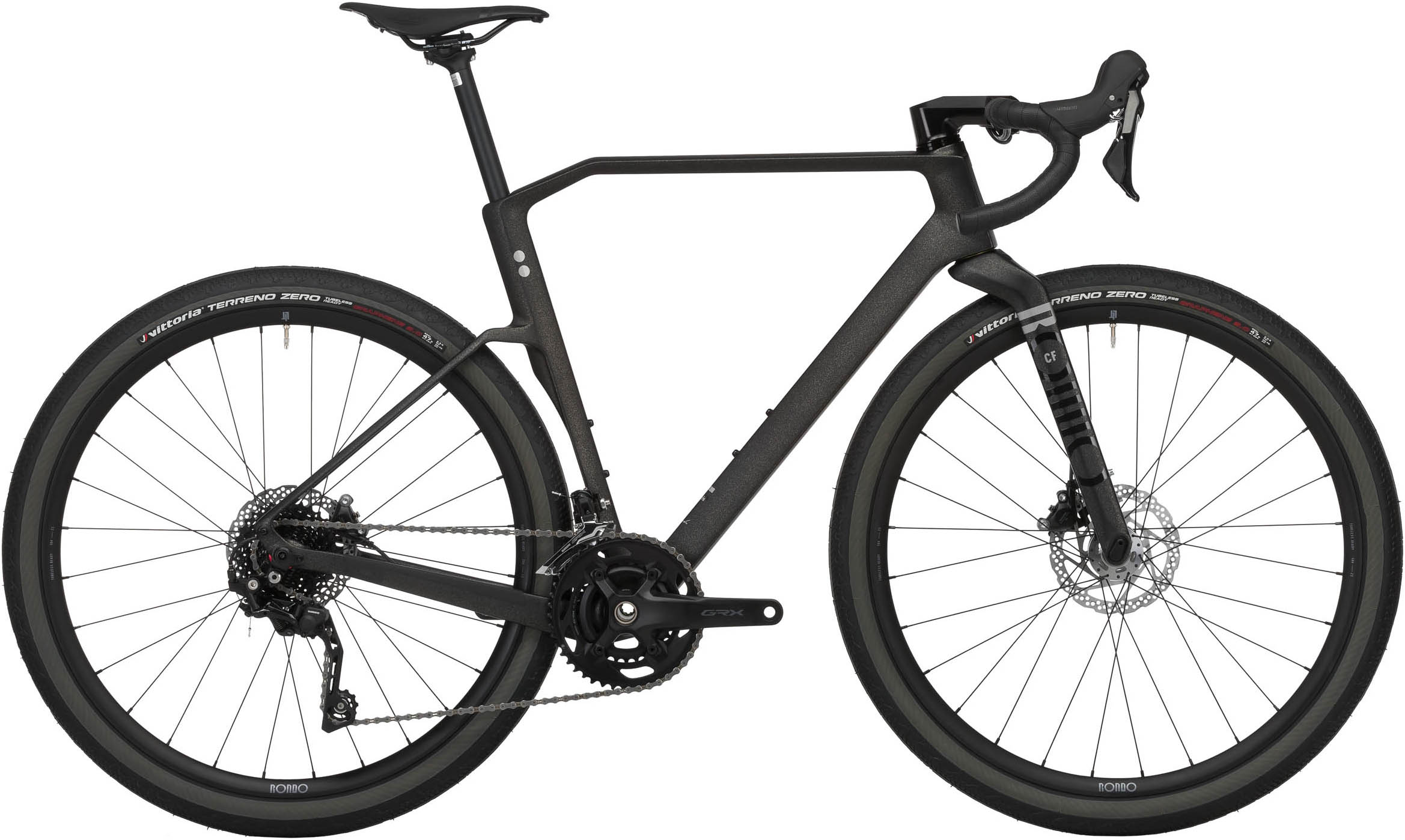 Велосипед 28" Rondo RATT CF2 рама - L Black/Silver (UK) A4 фото 