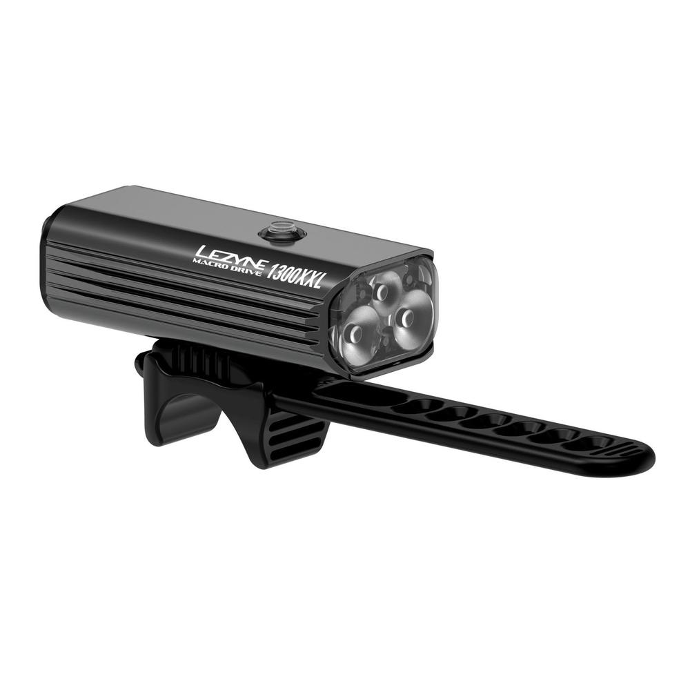Фара передняя Lezyne MACRO DRIVE 1300XL REMOTE LOADED, 1300 Лм, 7 режимов, черная фото 