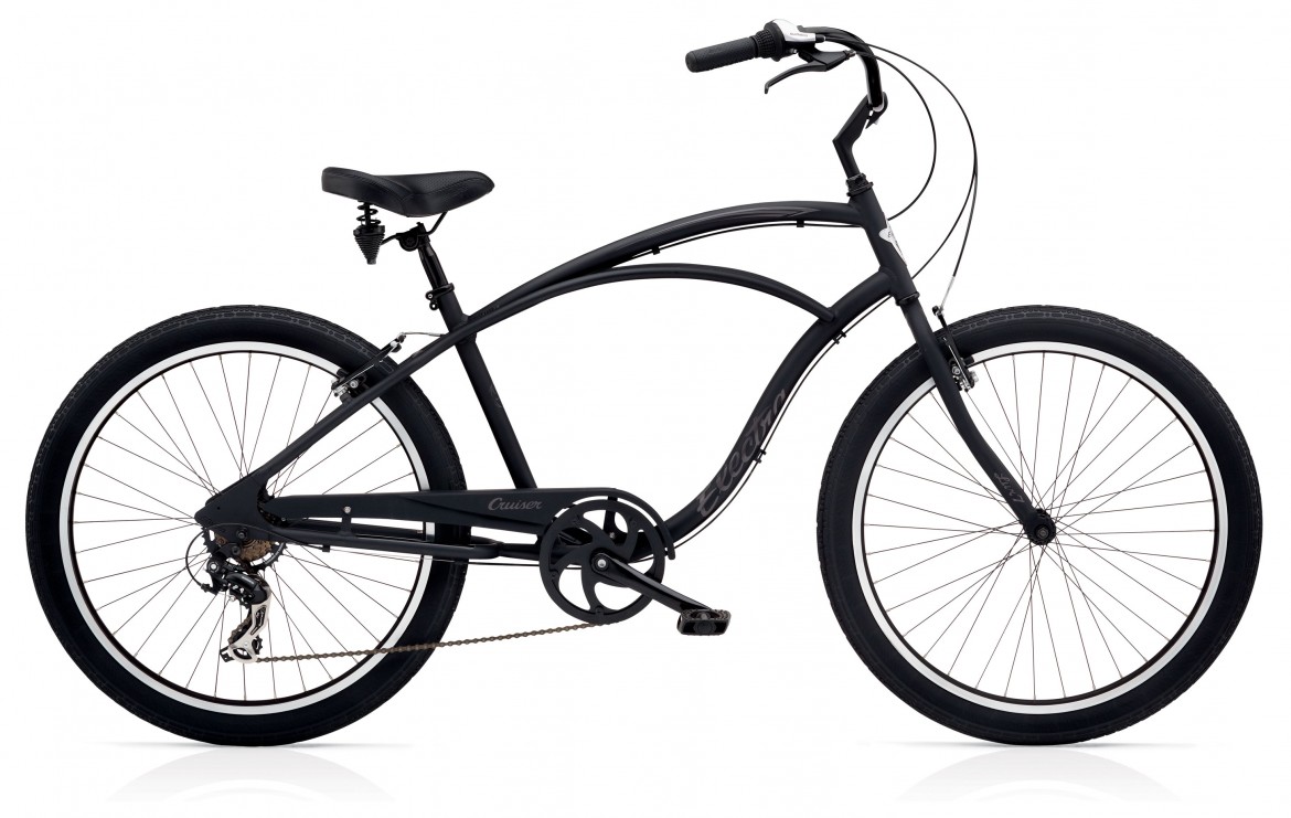 Велосипед 26 "Electra Cruiser Lux 7D Men's Black Matte фото 