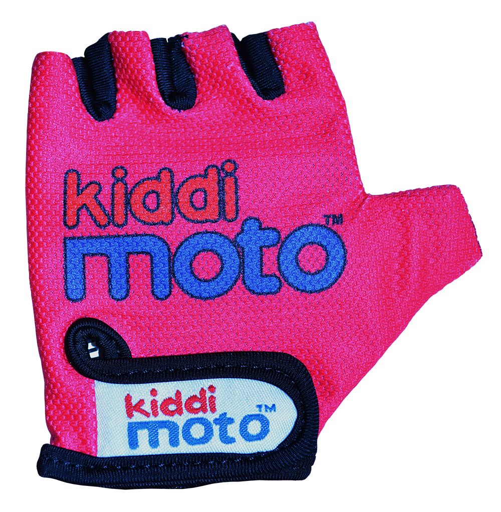 Перчатки детские Kiddimoto неоновые розовые, размер S на возраст 2-4 года