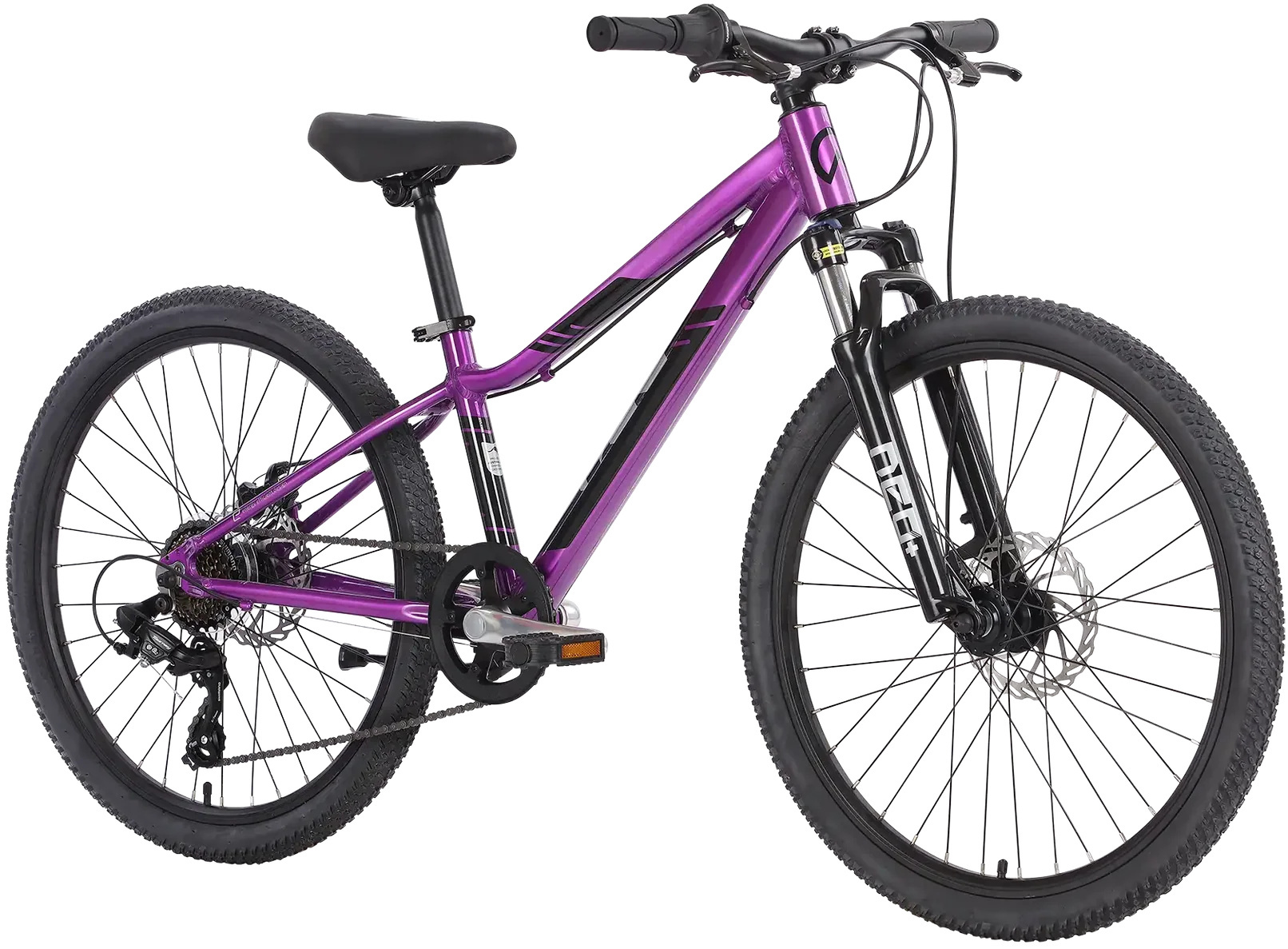 Велосипед 24" Apollo NEO Disc+ 7s girls Chrome Purple фото 2