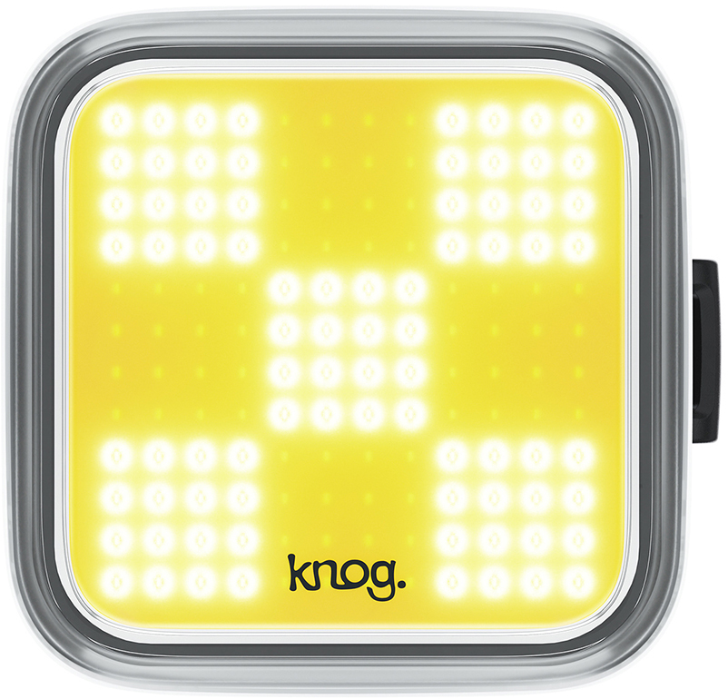 Мигалка передняя Knog Blinder Grid Front, 200 люмен, 8 режимов, серая фото 