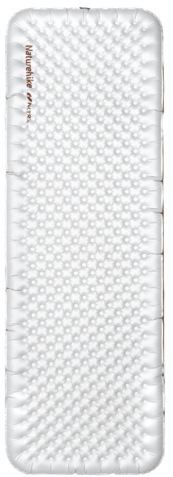 Килимок надувний Naturehike TUYE R5.8 CNK2650WS031, 196x64x9 см, сріблястий фото 