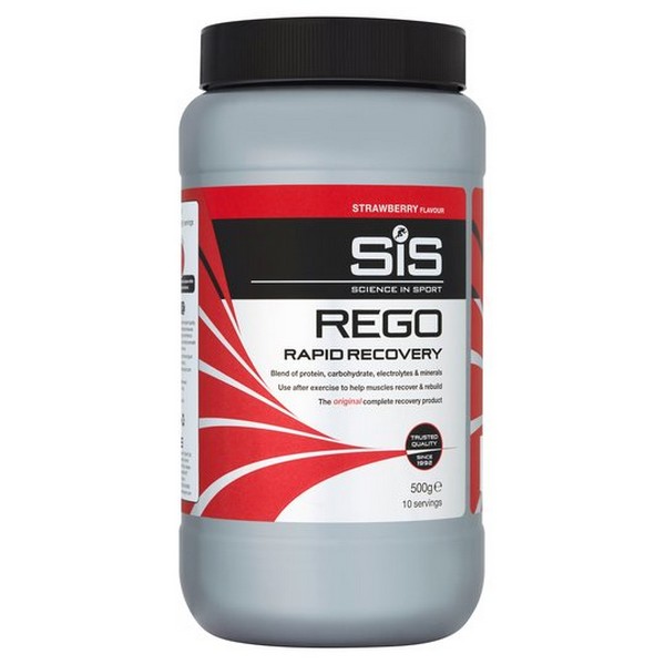 Энергетик восстановительный углеводно-белковый SiS REGO Rapid Recovery, Клубника, 500г фото 
