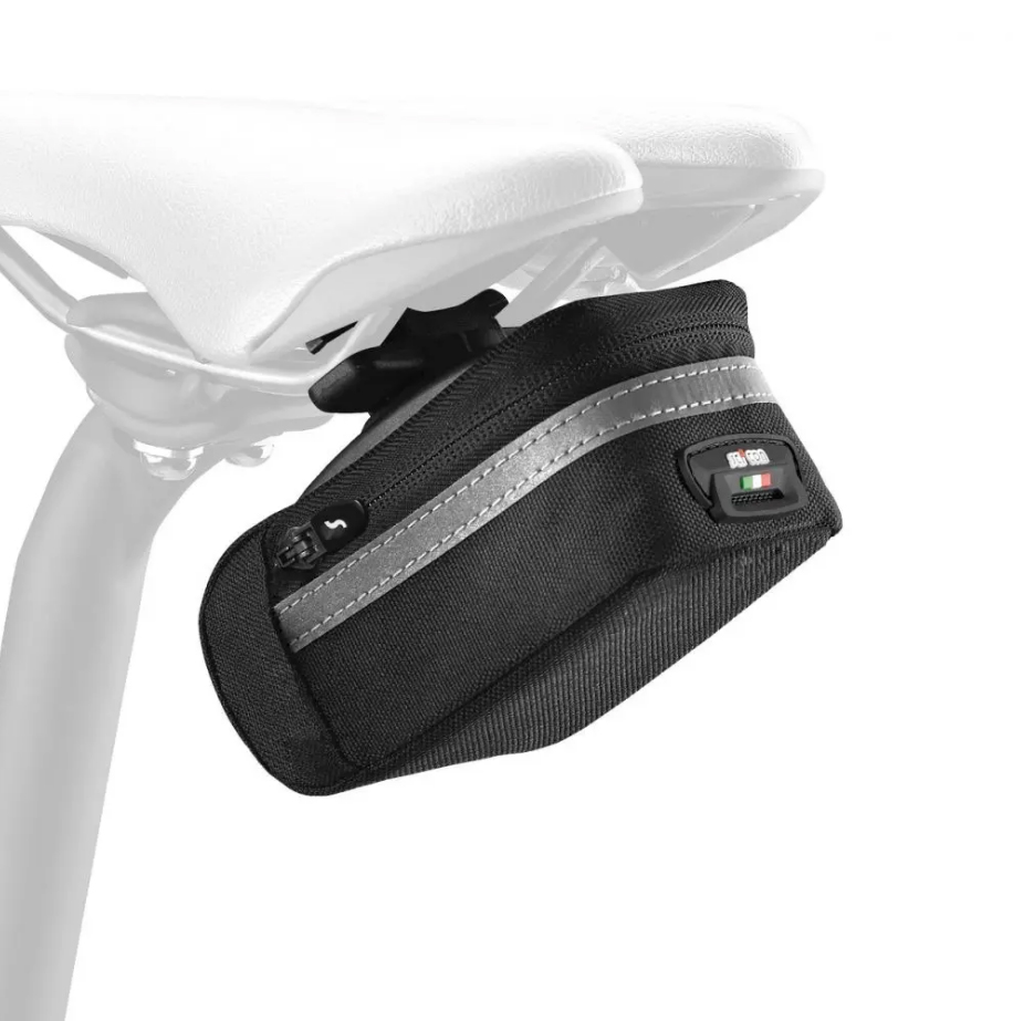 Сумка підсідельна SCICON Soft 350 Small Quick Release Cycling Saddle Bag, чорна фото 1