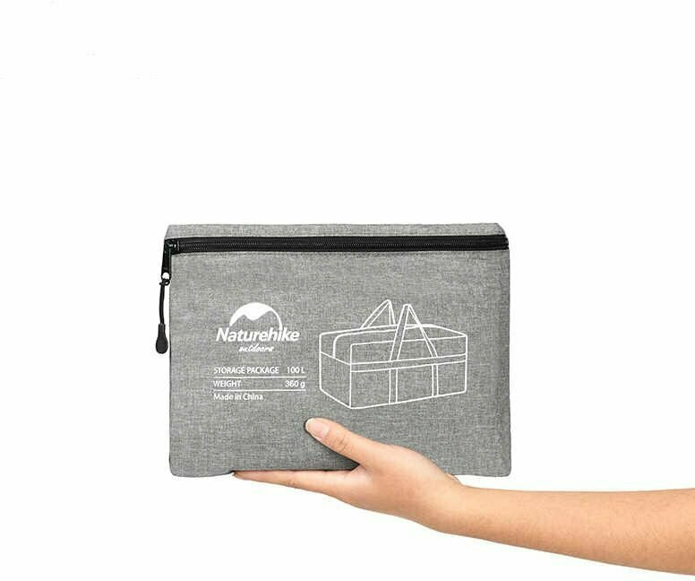 Сумка для хранения Naturehike NH17S021-L, 100 л, темно-серая фото 3