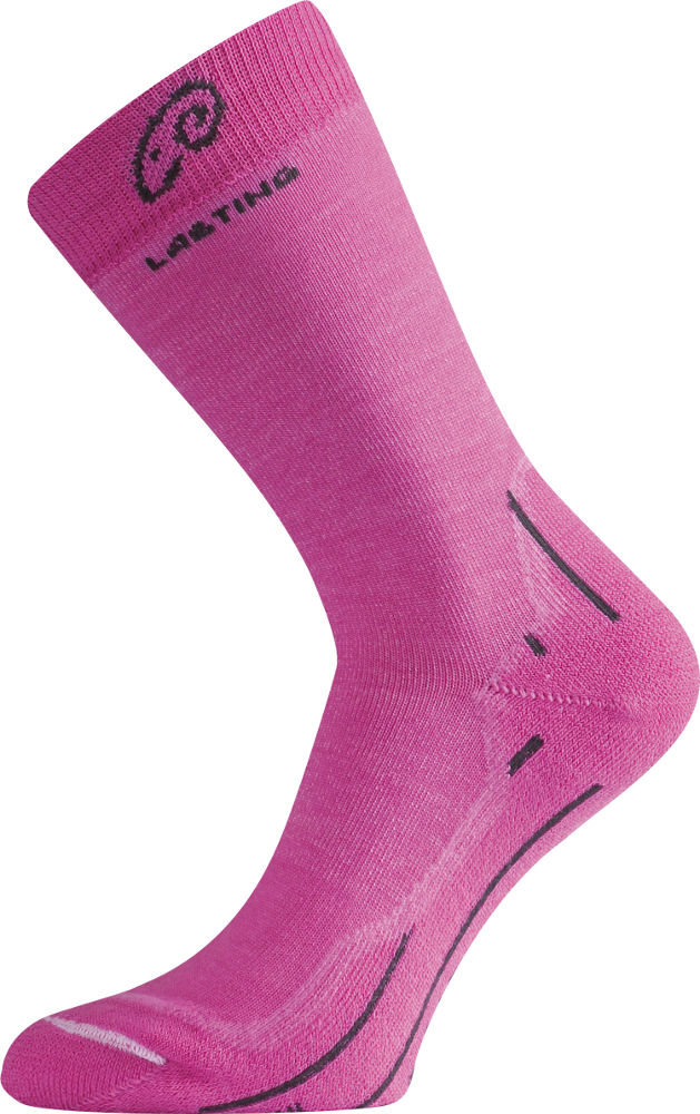 Термошкарпетки Lasting трекінг WHI 408, розмір S, рожеві