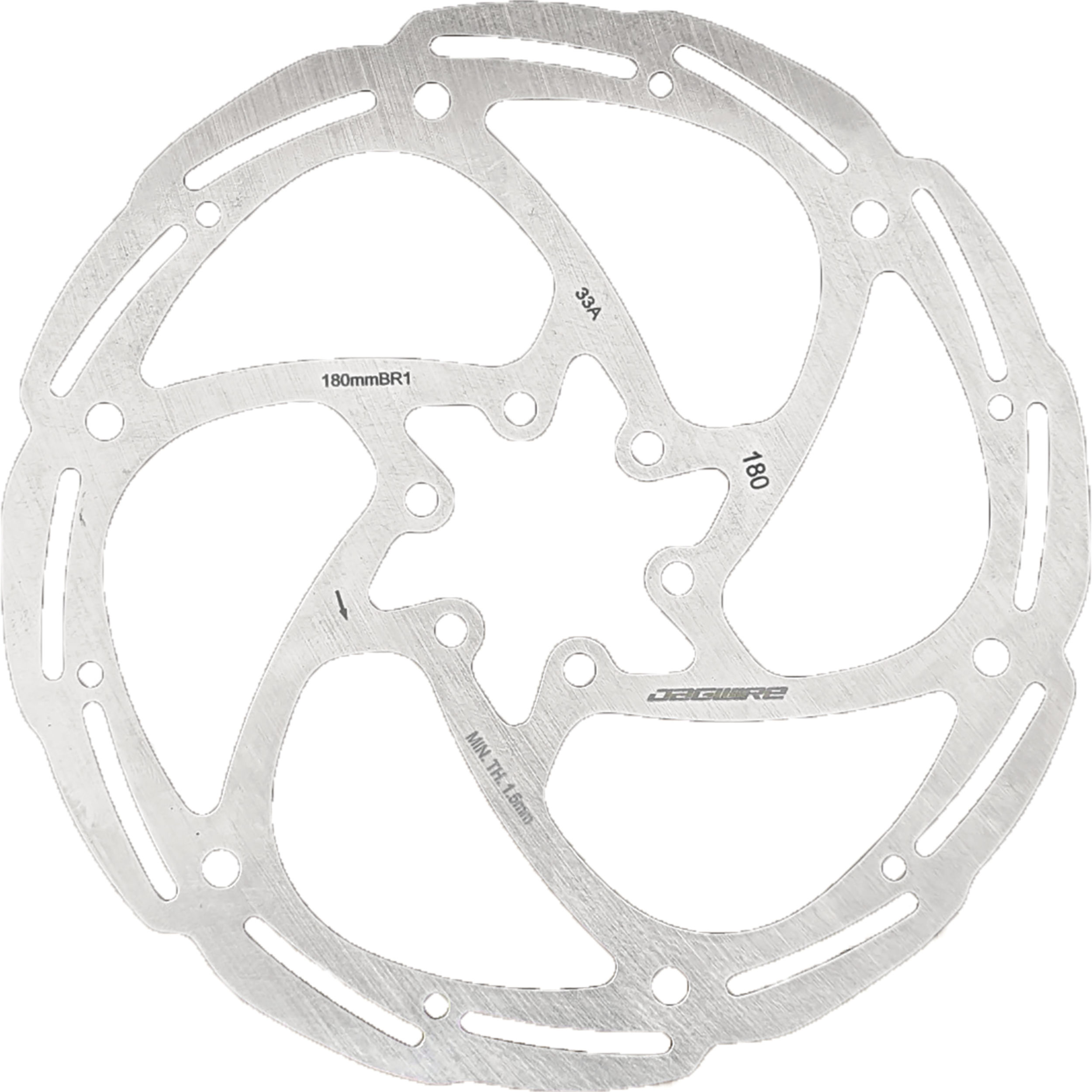 Ротор JAGWIRE DCR100 Basics BR1 Disc Brake Rotor - 6-bolt - 180mm фото 