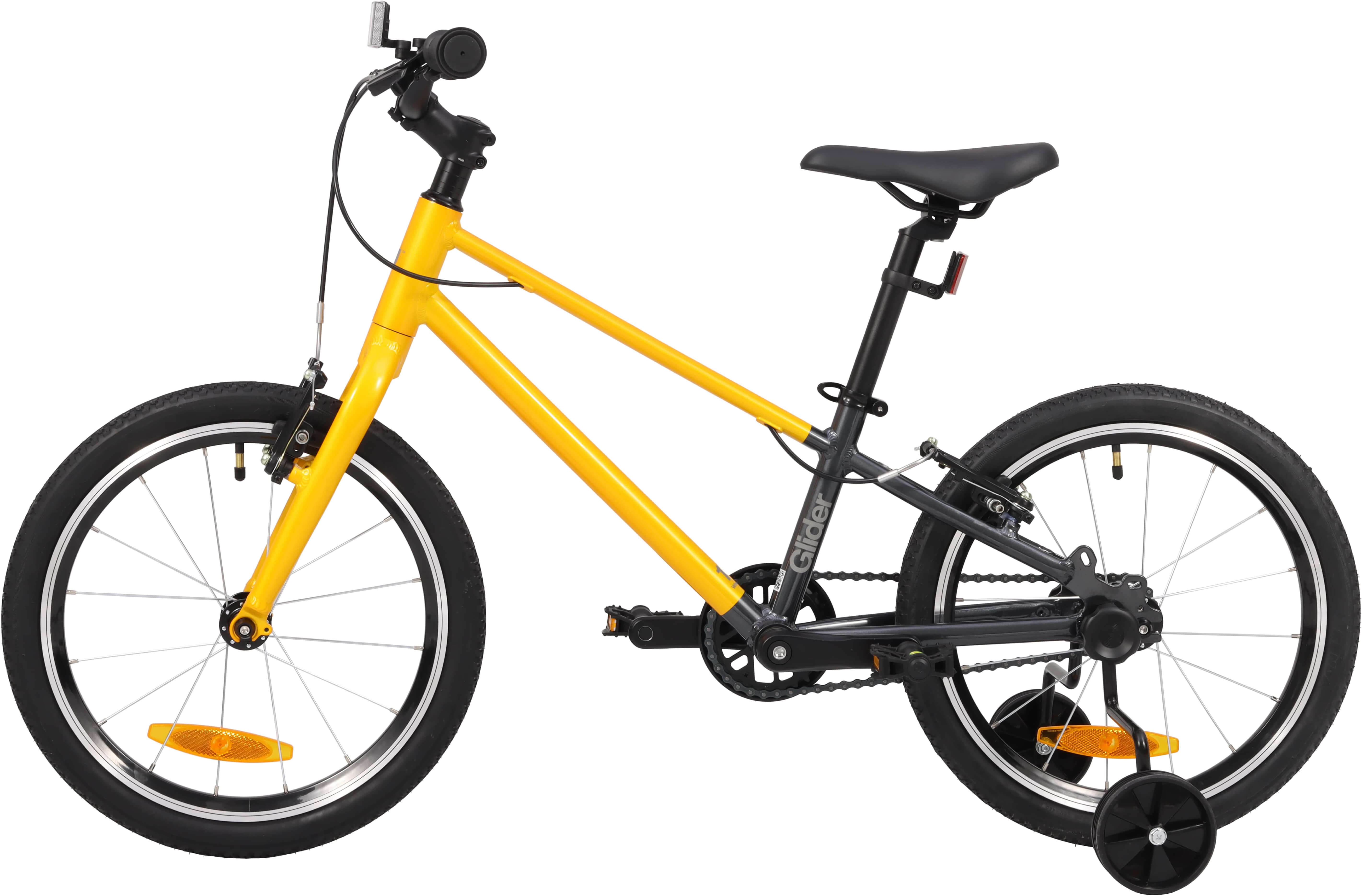 Велосипед 18" Pride GLIDER 18 желтый A5 фото 4