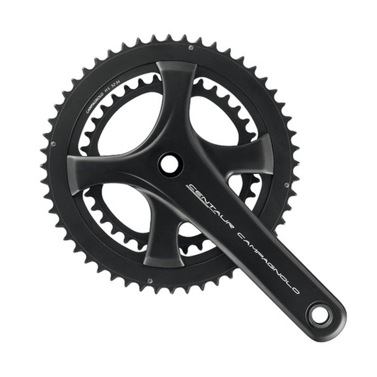 Шатуни Campagnolo Centaur 11S Ultra Torque 172.5mm 36-52 Black Alu фото 