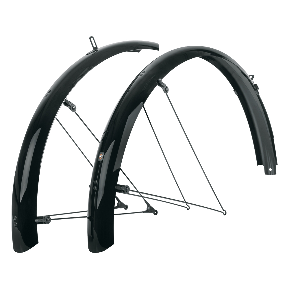 Фотография Комплект крыльев 28" SKS BLUEMELS BASIC, 65 мм , черные 1 Комплект крыльев 28" SKS BLUEMELS BASIC, 65 мм , черные фото 1