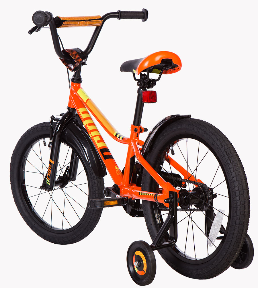 Велосипед 18" Pride OLIVER помаранчевий/жовтий/чорний 2018 фото 3