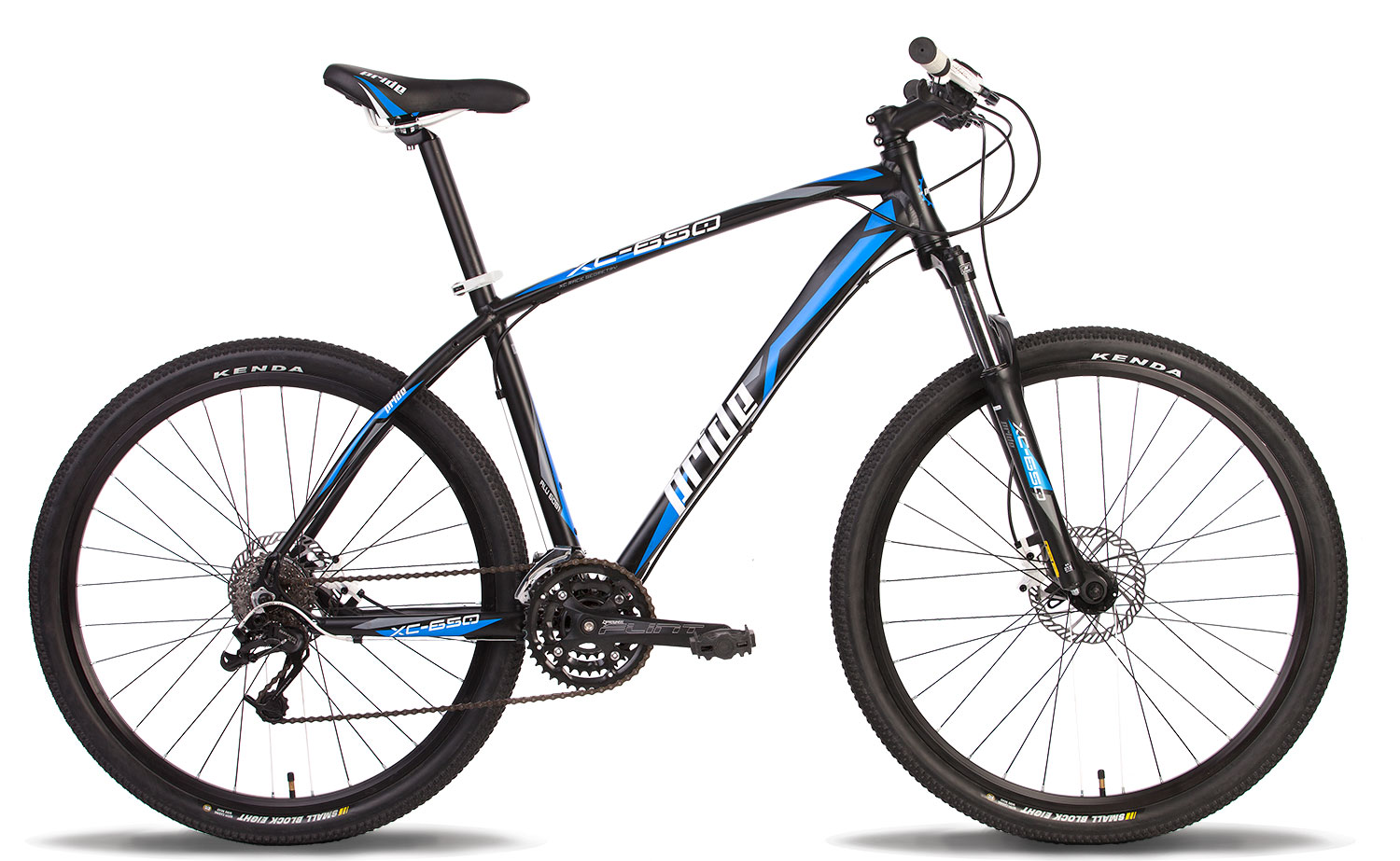 Велосипед 27,5" Pride XC-650 HD рама - 17" черно-синий матовый 2014 фото 