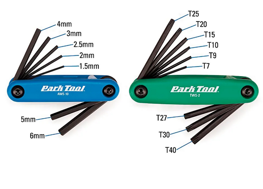 Набор мультитулов Park Tool FWS-2 из AWS-10 и TWS-2 фото 2