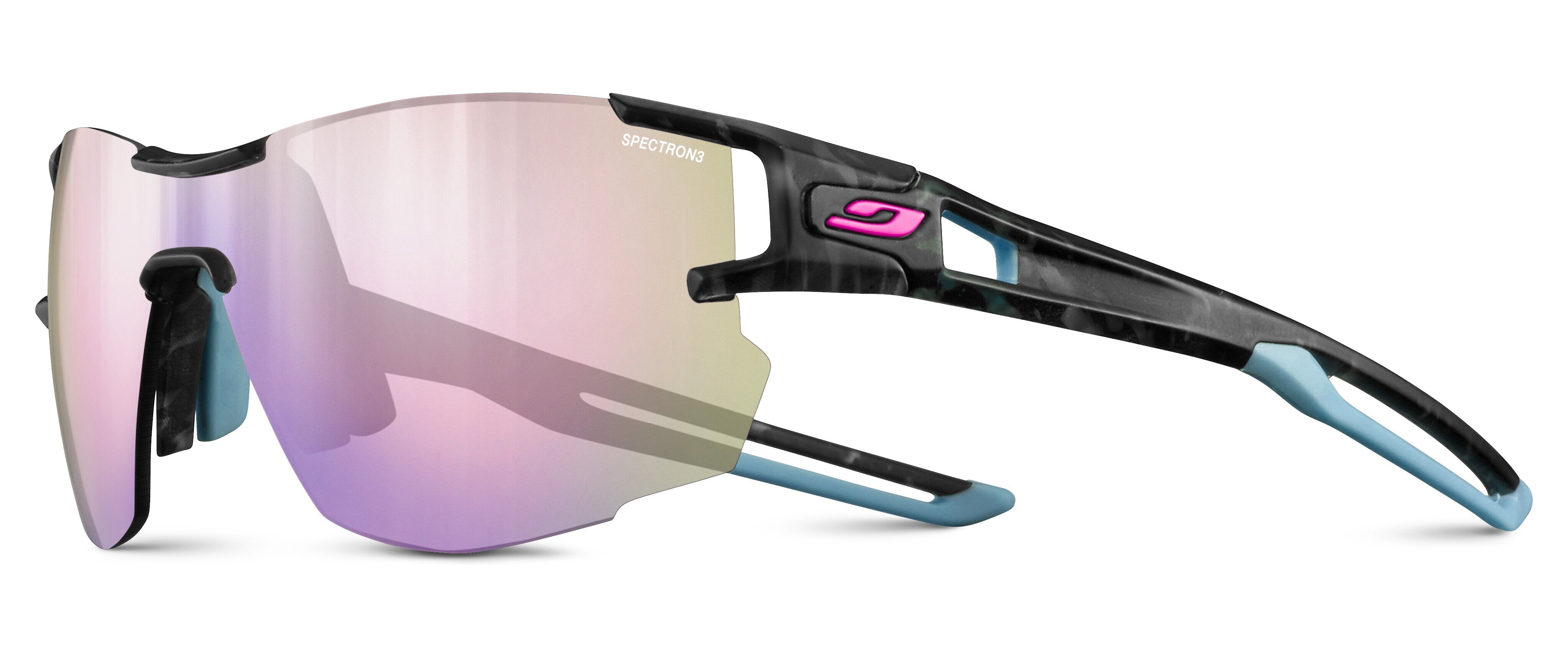 Очки Julbo AEROLITE SPECTRON 3, серо-синие, розовая линза фото 