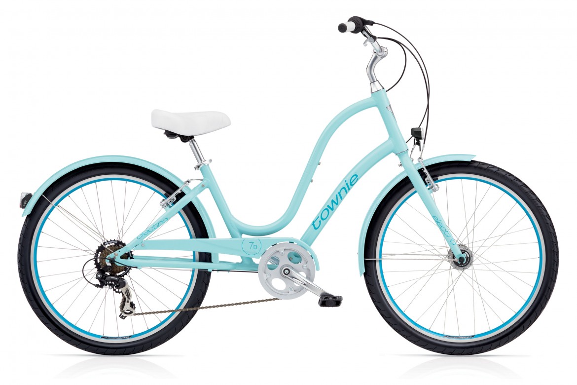 Велосипед 26" Electra Townie Original 7D Ladies' Polar Blue фото 
