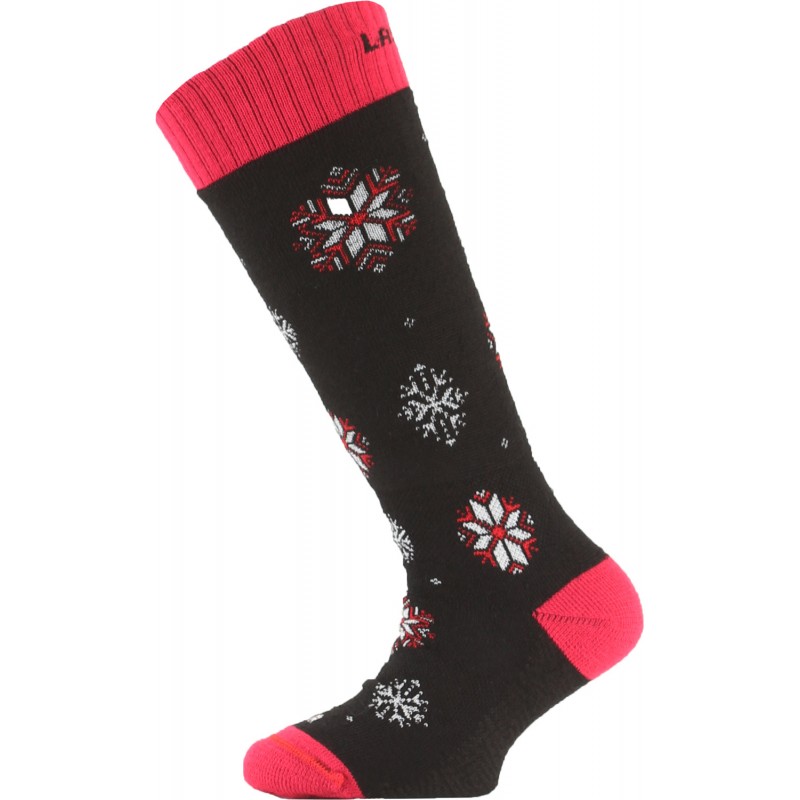 Термошкарпетки Lasting лижі SJA 903 дитячі, розмір S, чорні/червоні