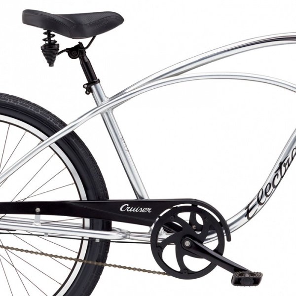 Велосипед 26" Electra Cruiser Lux 3i Men's Silver фото 7