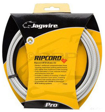 Комплект JAGWIRE Ripcord MCK418 под тормоз DIY - Sterling Silver (трос под тормоз+рубашка+запч.) фото 