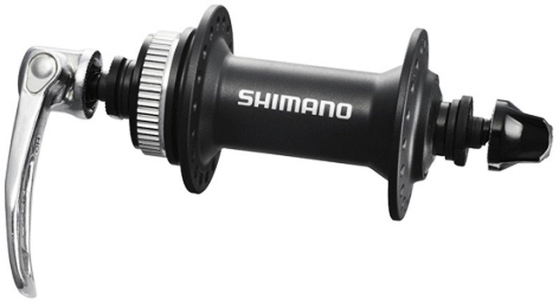 Втулка пер. Shimano 36H FH-М435, Center Lock, черная фото 