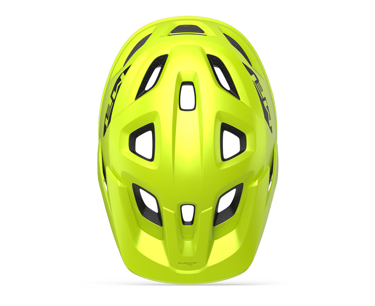 Шлем Met ECHO CE размер M (52-57), lime green matt, зеленый лайм матовый фото 4