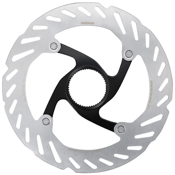 Ротор Shimano RT-CL700-S-E ICE TECH, 160 мм, CENTER LOCK, гайка із зовнішніми зачепами фото 