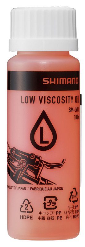 Минеральное масло низкой вязкости Shimano для гидравл диск тормоза, 100 мл фото 