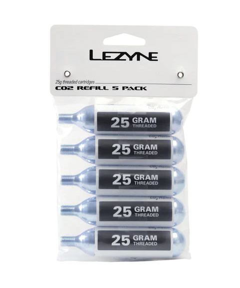 Картриджі з CO2 Lezyne CO2 25G, 5*25 г фото 2