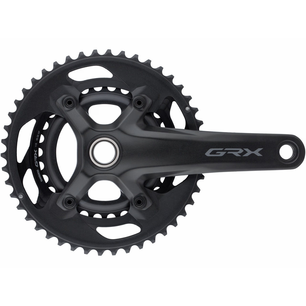 Шатуны Shimano FC-RX600-11-2 GRX (11Х2), 175 мм , 46Х30, без каретки, интегрированная ось фото 