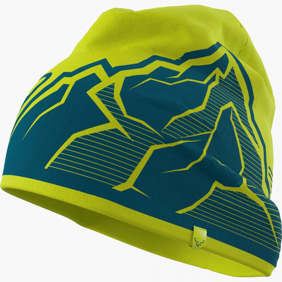 Шапка Dynafit GRAPHIC BEANIE 71254 5791, размер UNI58, желтая/синяя фото 