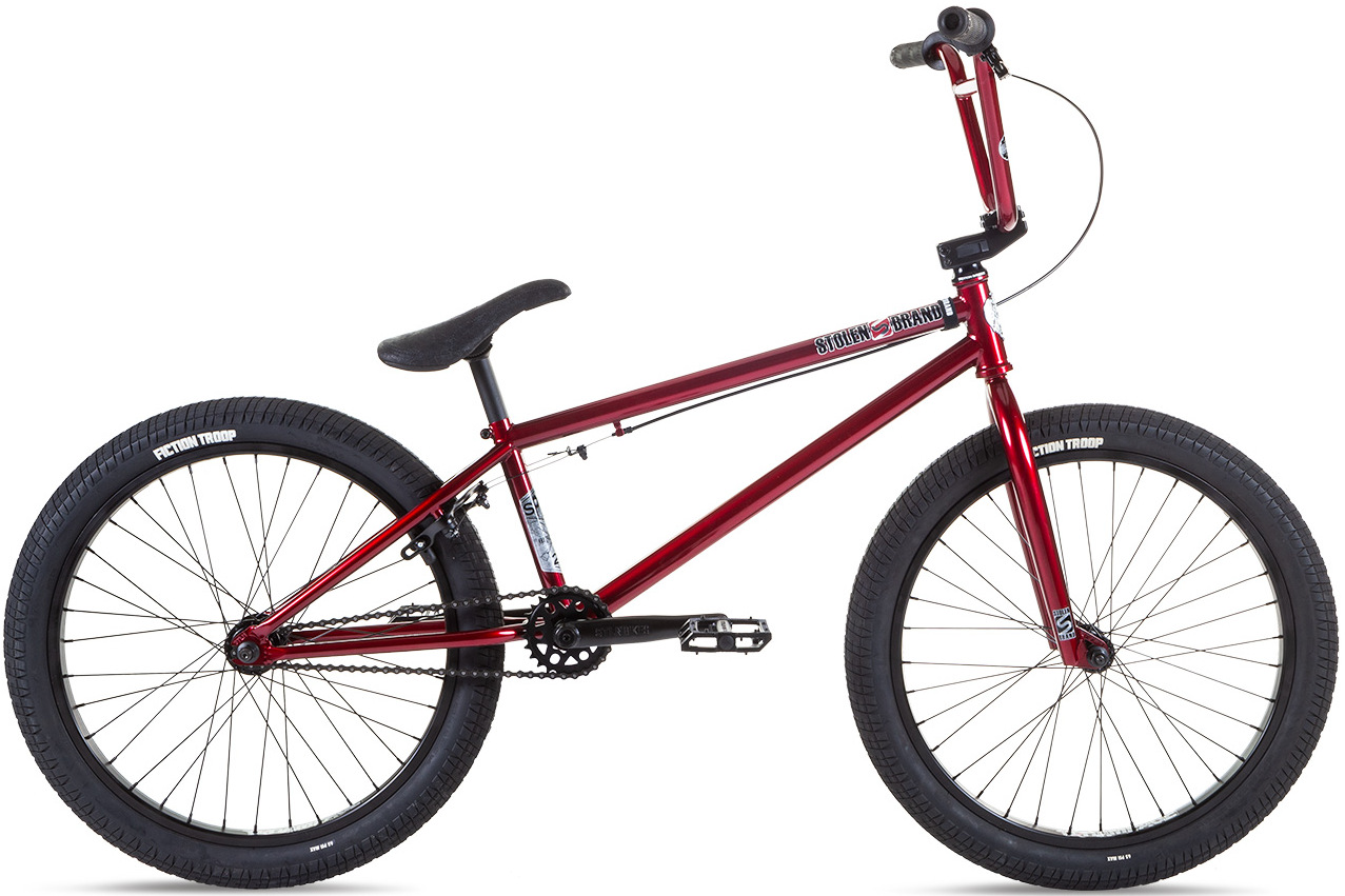 Велосипед 22" Stolen SPADE 22.25" 2021 METALLIC RED фото 