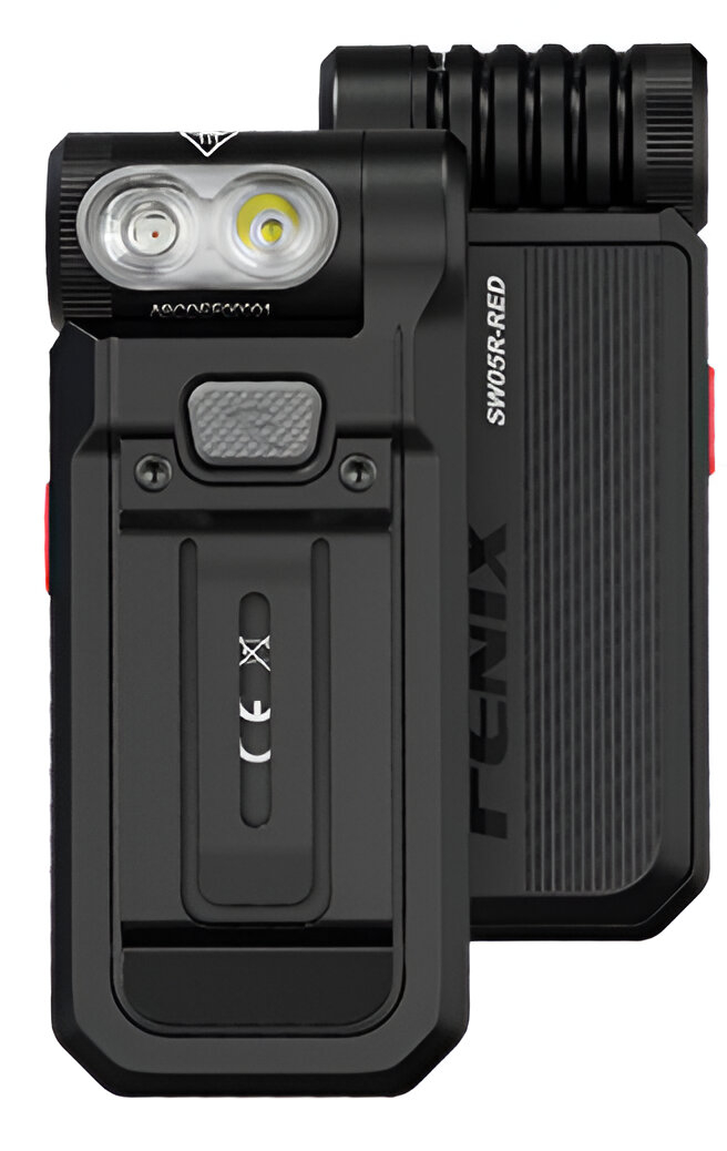 Фонарь многоцелевой Fenix SW05R-RED LED, режим красного света, черный фото 