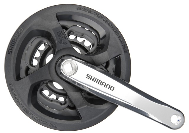 Шатун Shimano FC-M131 42X34X24, 170мм, с защитой фото 