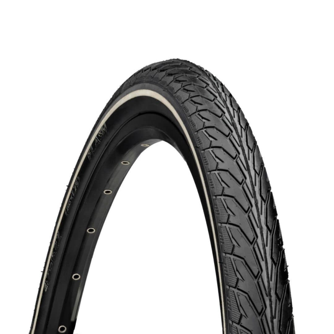 Покрышка 700x35C (37-622) Rubena (Mitas) FLASH V66 Classic, (STA)+(RS) черная фото 
