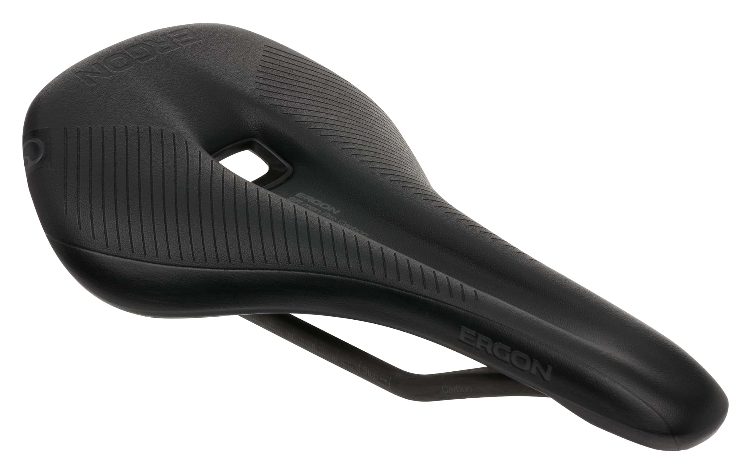 Седло Ergon SR Pro Carbon Men S/M, 140 мм, Stealth, черное фото 