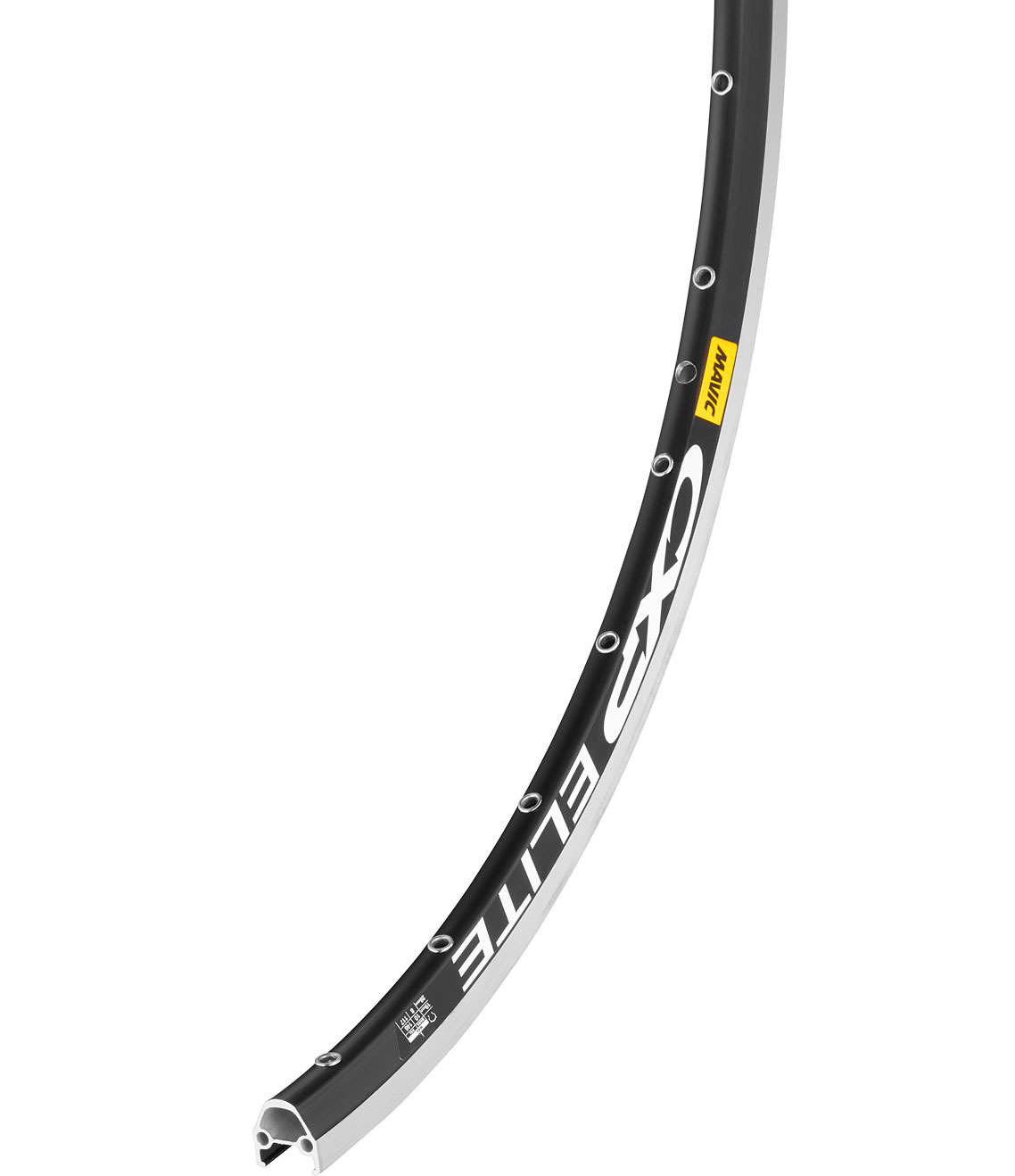 Обод 28" Mavic CXP ELITE 32H пистонированный, под ободн. тормоз черный фото 