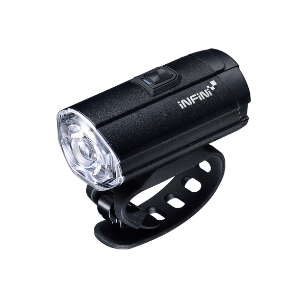 Фара передня Infini TRON 300 I-281P-BK, 1 світлодіод 3W, 6 режимів, USB кабель, з кріпл. фото 