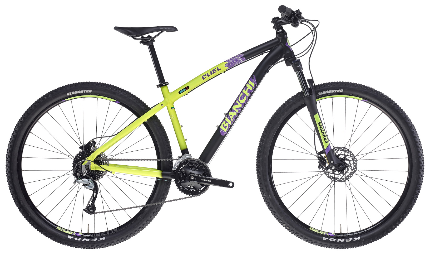 Велосипед 29" Bianchi DUEL рама - S (38см) Yellow A0 фото 