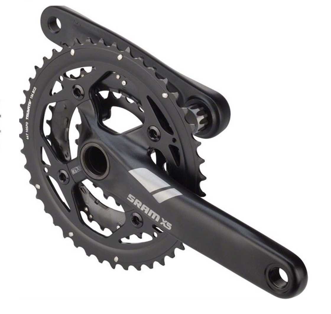 Шатуни Sram AM FC X5 GXP BTBLK 443222 NO BB 175мм 44-32-22T, 9шв фото 1