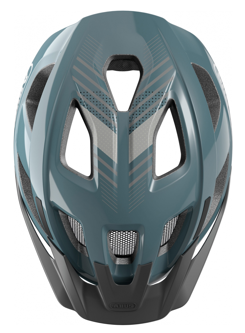 Шолом ABUS ADURO 3.0, розмір S (51-55 см), Glacier Blue, синьо-сірий фото 4