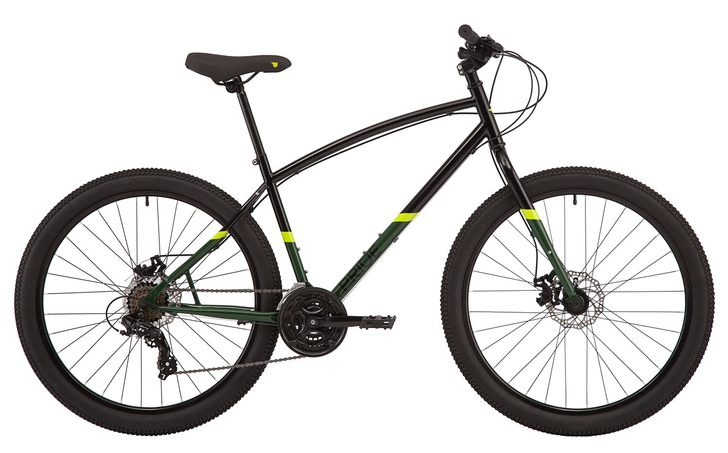 Велосипед 27,5" Pride ROCKSTEADY 7.1 рама - XL 2020 BLACK/KHAKI