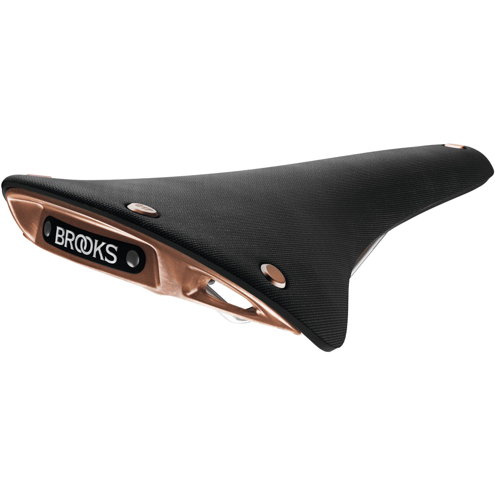 Седло Brooks CAMBIUM C17 Special ORGANIC Black with Copper Riv фото 