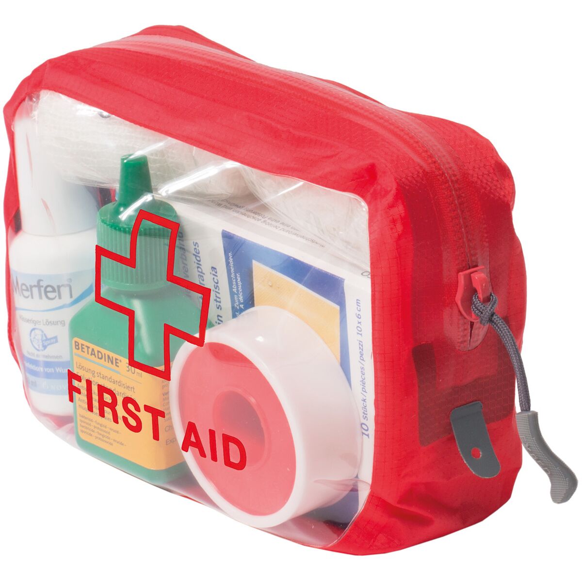 Органайзер Exped CLEAR CUBE FIRST AID S red - S фото 