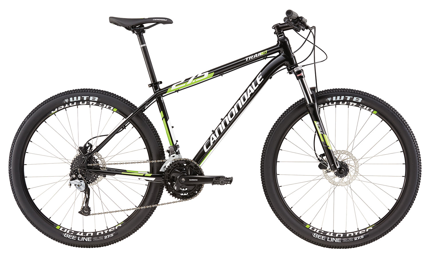 Велосипед 27,5 "Cannondale TRAIL 5 рама - M чорно-зелений 2016 фото 