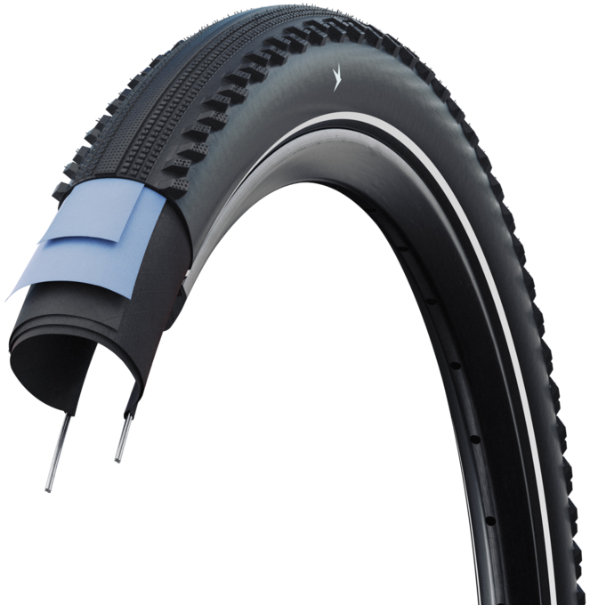 Покришка 28x1.60 (42-622) Schwalbe HURRICANE Performance RaceGuard B/B-SK+RT HS499 ADDIX 67EPI B фото 