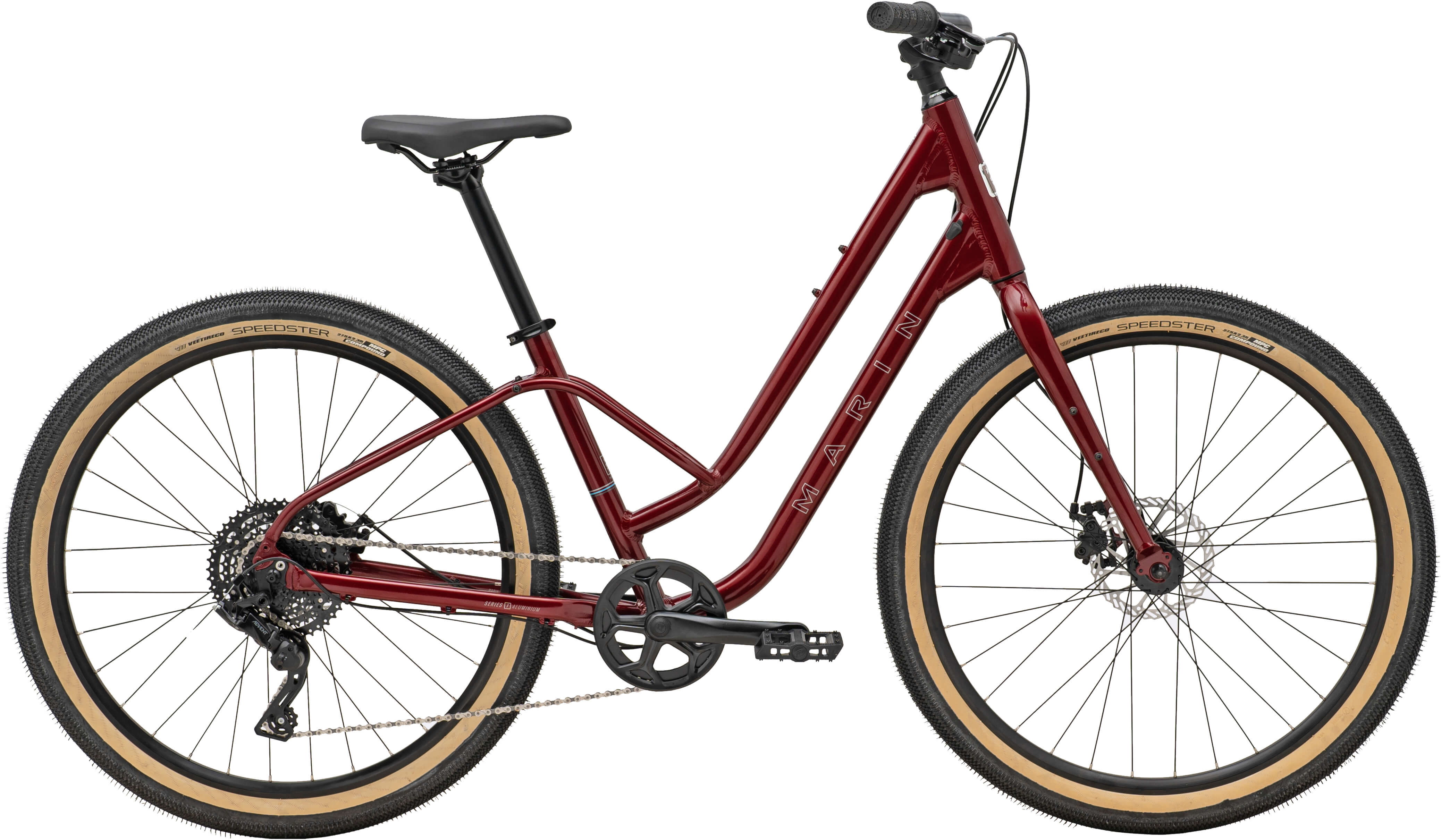 Велосипед 27,5" Marin Stinson 2 ST рама - M Gloss Red/Black A5 фото 