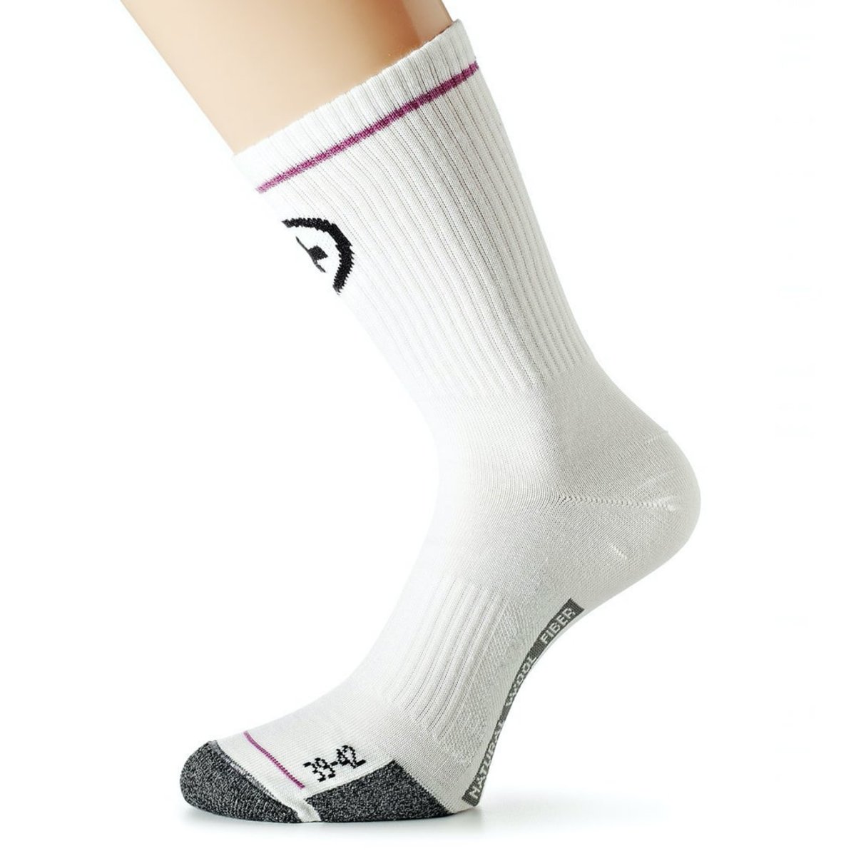 Шкарпетки ASSOS Bonka Socks Evo 7 White Panther, чорно-білі I/39-42 фото 